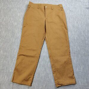 The North Face Canvas Pants Womens Size 12 32x26 Canvas Utility Ankle Hiking